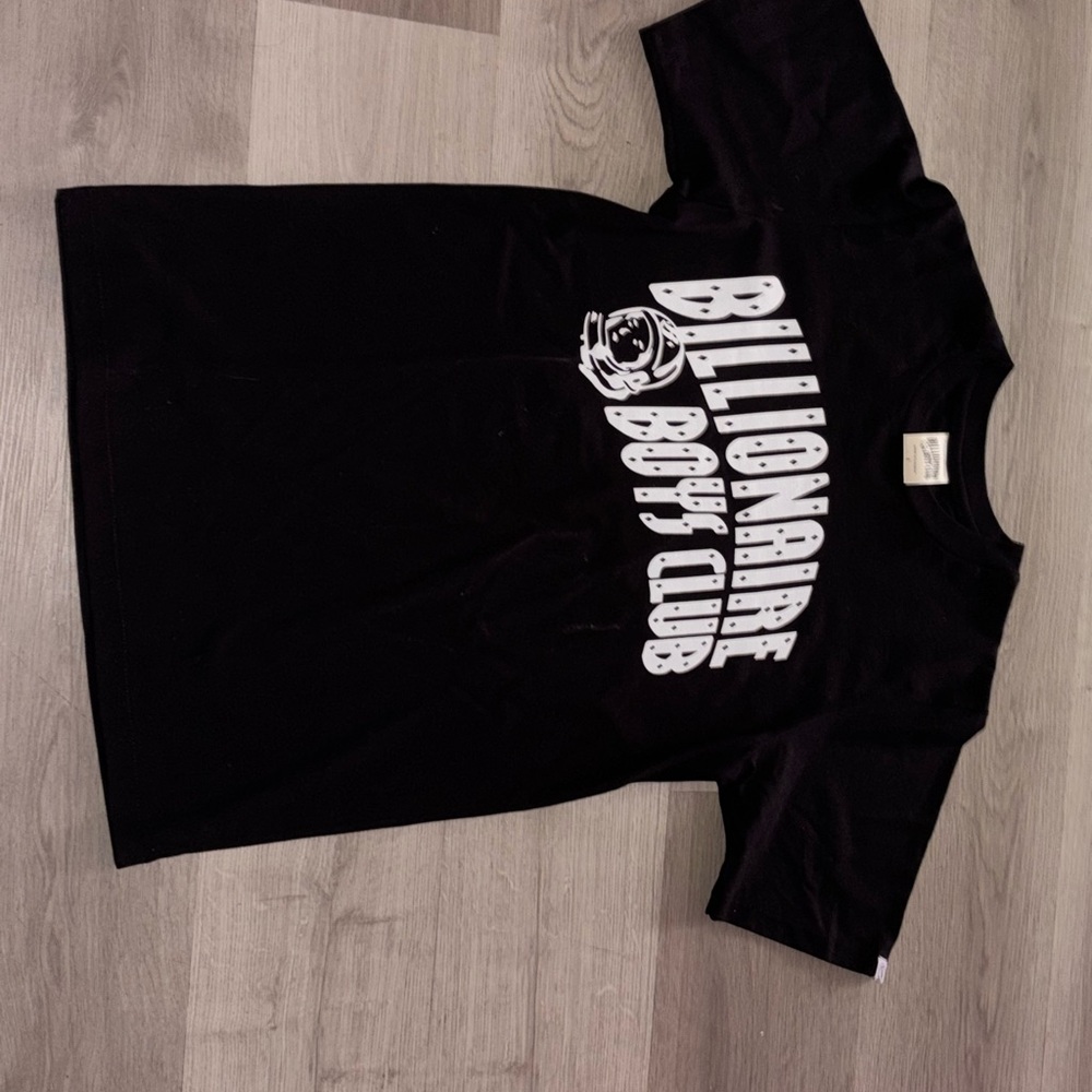 Billionaire Boys Club Black Tee with White Logo